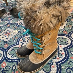 Sorel Joan of Arctic tall fur winter boots 10